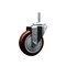 Service Caster 4 Inch Maroon Polyurethane Wheel Swivel 58 Inch Threaded Stem Caster Service Caster SCC-TS20S414-PPUB-MRN-58212 - alternate 1